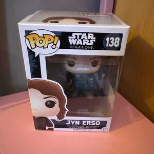 Pop Jyn Erso Vinyl Figure - Brown and Black